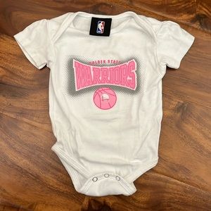 golden state warriors onesie 3-6m